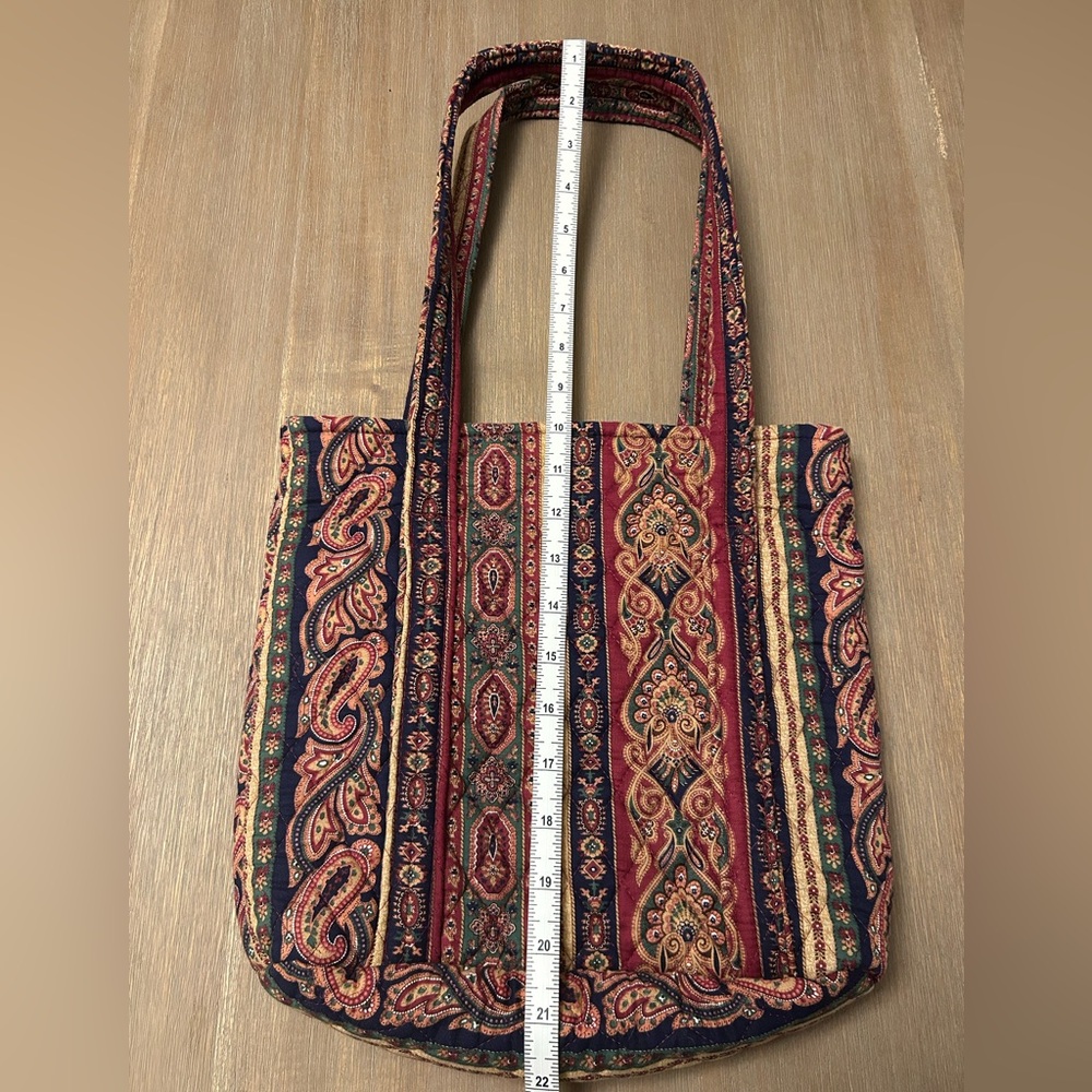 Vera Bradley 1987 Paisley Tote Bag - Picture 4 of 6